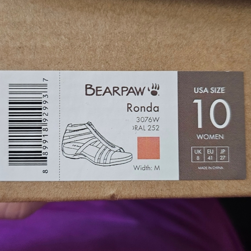 BearPaw Women's Coral Zipper Sandals - Picture 6 of 6